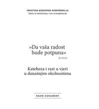 Radni dokument Vijeća HBK za katehizaciju i novu evangelizaciju